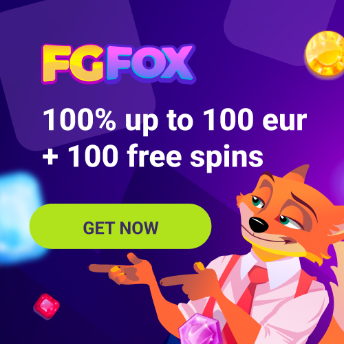 FG Fox Casino offers 100% deposit bonus up to €100 + 100 FS!