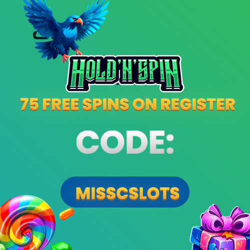 Hold’N’Spin Casino offer an exclusive 70 Free Spins use code “misscslots”